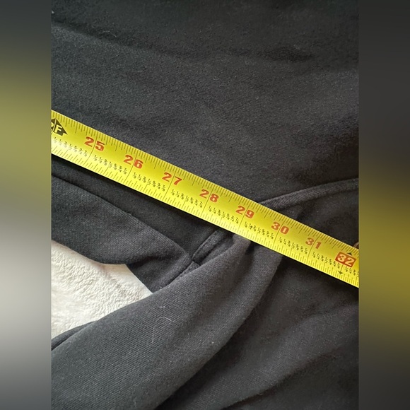 Ninth Hall Black Stash Wide Leg Cargo Sweatpants Men Sz S Skater Gym Y2K, Grunge - Picture 9 of 9